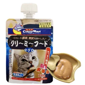 Вологий корм CattyMan Complete Creamy Food для котів з тунцем