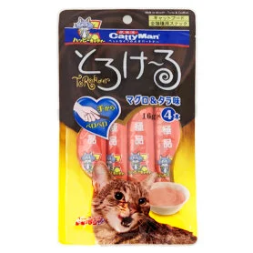 Рідкі ласощі CattyMan Tuna and Codfish для котів з тунцем і тріскою (4 стіки по 16 г)